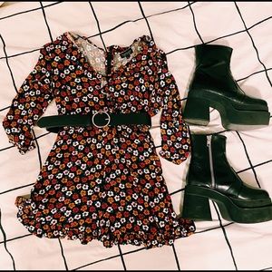 Topshop Floral Romper